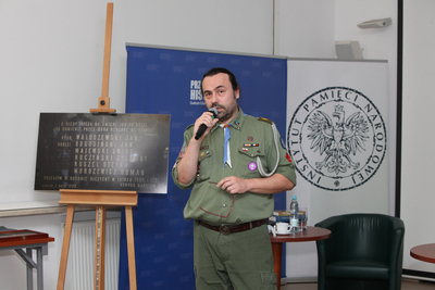 Spotkanie „Kadeci w wojnie polsko-bolszewickiej oraz w III Powstaniu Śląskim” – Warszawa, 5 października 2020. Fot. Piotr Życieński (IPN)