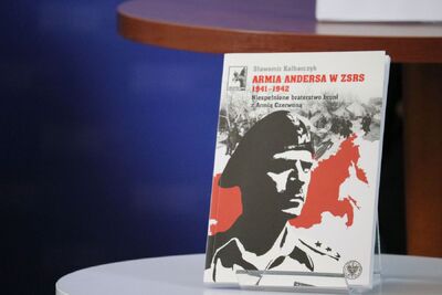 Dyskusja wokół książki Sławomira Kalbarczyka „Armia Andersa w ZSRS 1941–1942. Niespełnione braterstwo broni z Armią Czerwoną” – 7.10.2020. Fot. Aleksandra Wierzchowska (IPN)