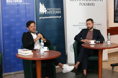 Spotkanie „Terroryzm w kontekście stosunków polsko-izraelskich” z cyklu „Historia zza kulis” – Warszawa, 6 października 2020. Fot. Piotr Życieński (IPN)