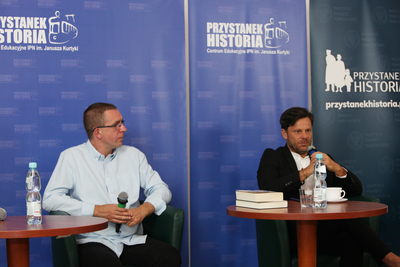 Spotkanie „Terroryzm w kontekście stosunków polsko-izraelskich” z cyklu „Historia zza kulis” – Warszawa, 6 października 2020. Fot. Piotr Życieński (IPN)