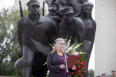 Obchody 80. rocznicy powołania Batalionów Chłopskich – Warszawa, 8 października 2020. Fot. Sławek Kasper (IPN)