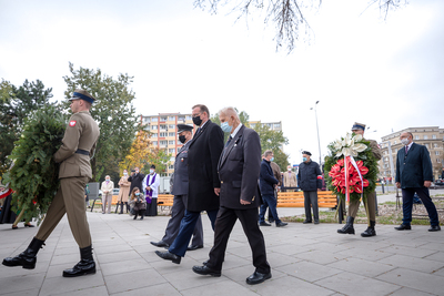 Obchody 80. rocznicy powołania Batalionów Chłopskich – Warszawa, 8 października 2020. Fot. Sławek Kasper (IPN)