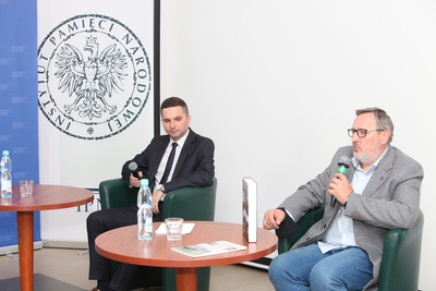 Spotkanie „Wojna obronna 1939 r. – dlaczego armia nie broniła Śląska?” z cyklu „Śląsk od morza do morza” – Warszawa, 8 października 2020. Fot. Piotr Życieński (IPN)