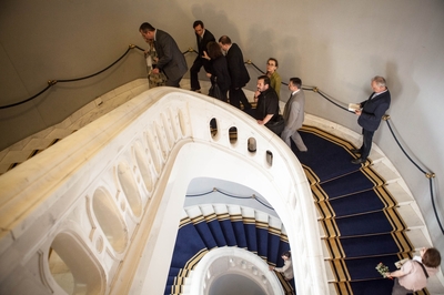 Na uroczystość przybyli naukowcy, kombatanci, dziennikarze, a także laureaci Nagrody z lat poprzednich