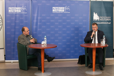 Dyskusja online z cyklu „Geneza II wojny światowej” – 13 października 2020. Fot. Piotr Życieński (IPN)