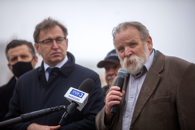 Uczestnicy Sierpnia ’80 na uroczystym zamknięciu wystawy „Tu rodziła się Solidarność” – Warszawa, 16 października 2020. Fot. Sławek Kasper (IPN)