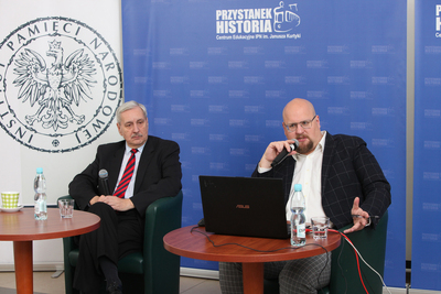 Dyskusja online „Świat wobec Szczecina” – 20 października 2020. Fot. Piotr Życieński (IPN)