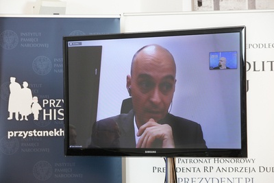 Dr hab. Tytus Jaskułowski  – Oddziałowe Biuro Badań Historycznych IPN w Szczecinie. Fot. Piotr Życieński (IPN)