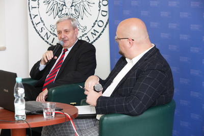 Dyskusja online „Świat wobec Szczecina” – 20 października 2020. Fot. Piotr Życieński (IPN)