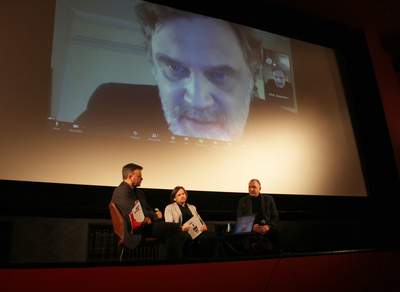 Dyskusja „Historia i totalitaryzmy we współczesnej kinematografii” – MFFoTEK, 22 października 2020. Fot. Piotr Życieński (IPN)