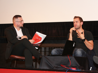 Rozmowa z twórcami filmu „20-40-20"– MFFoTEK, 22 października 2020. Fot. Piotr Życieński (IPN)