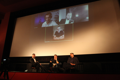 Rozmowa z twórcami filmu „20-40-20"– MFFoTEK, 22 października 2020. Fot. Piotr Życieński (IPN)