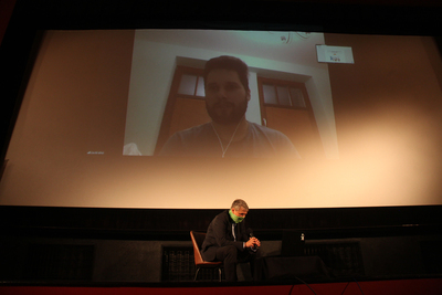 Spotkanie z twórcami filmu „Journey to the Gulag” podczas MFFoTEK – 23 października 2020. Fot. Piotr Życieński (IPN)