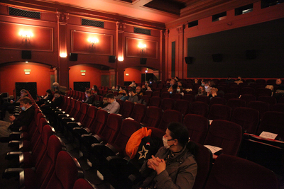 Spotkanie z twórcami filmu „Marsz Cieni” podczas MFFoTEK – 25 października 2020. Fot. Piotr Życieński (IPN)