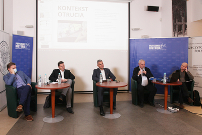 Dyskusja z cyklu „Tajemnice bezpieki” – Warszawa, 26 października 2020. Fot. Piotr Życieński (IPN)