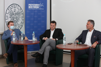 Dyskusja z cyklu „Tajemnice bezpieki” – Warszawa, 26 października 2020. Fot. Piotr Życieński (IPN)