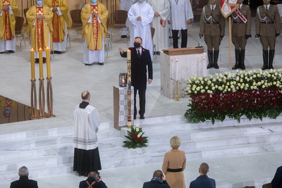 Msza św. w Świątyni Opatrzności Bożej – Warszawa, 11 listopada 2020. Fot. Sławek Kasper (IPN)