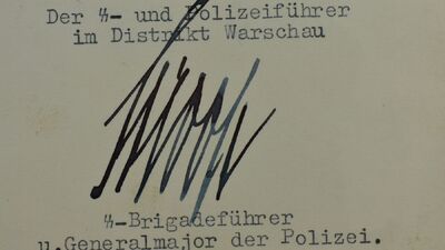 Zdjęcia raportu Jürgena Stroopa „Es gibt keinen jüdischen Wohnbezirk in Warschau mehr!” (Żydowska dzielnica mieszkaniowa w Warszawie już nie istnieje!)