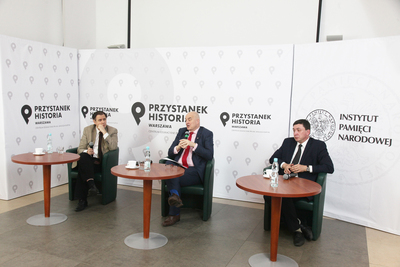 Dyskusja online „Ład versus chaos. Spór o porządek wersalski” – 16 listopada 2020. Fot. Piotr Życieński (IPN)