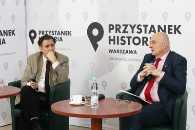 Dyskusja online „Ład versus chaos. Spór o porządek wersalski” – 16 listopada 2020. Fot. Piotr Życieński (IPN)