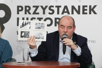 Dyskusja online z okazji 35. rocznicy powstania wydawnictwa ANTYK – 19 listopada 2020. Fot. Piotr Życieński (IPN)