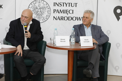 Dyskusja online „Grupy Oporu »Solidarni«” – historia pewnego porwania” z cyklu „Tajemnice bezpieki” – 23 listopada 2020”. Fot. Piotr Życieński (IPN)