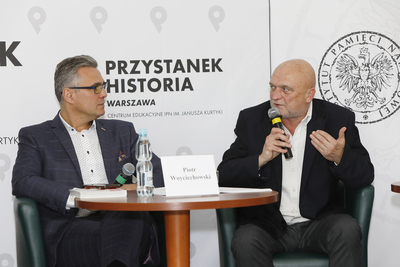 Dyskusja online „Grupy Oporu »Solidarni«” – historia pewnego porwania” z cyklu „Tajemnice bezpieki” – 23 listopada 2020”. Fot. Piotr Życieński (IPN)