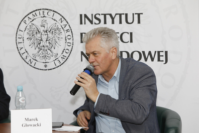 Dyskusja online „Grupy Oporu »Solidarni«” – historia pewnego porwania” z cyklu „Tajemnice bezpieki” – 23 listopada 2020”. Fot. Piotr Życieński (IPN)