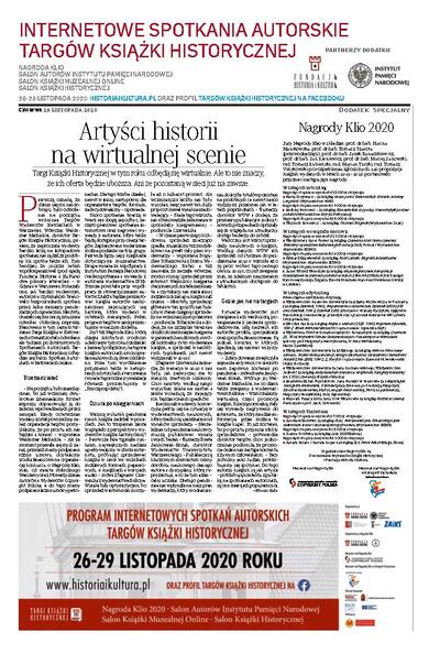 Internetowe spotkania autorskie Targów Książki Historycznej – dodatek specjalny z 26 listopada 2020