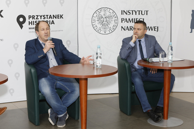 Dyskusja online „»Solidarność« – między ewolucją a rewolucją” – 27 listopada 2020. Fot. Piotr Życieński (IPN)