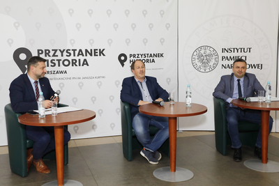 Dyskusja online „»Solidarność« – między ewolucją a rewolucją” – 27 listopada 2020. Fot. Piotr Życieński (IPN)