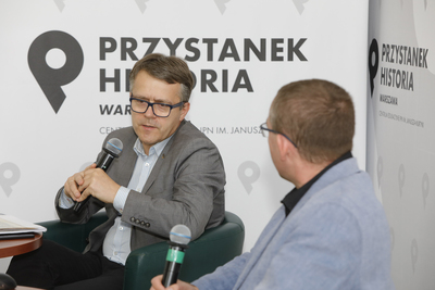 Dyskusja online „Referat »999 Korweta«, czyli polskie podziemie wobec komunistów w czasie II wojny światowej” – 1 grudnia 2020. Fot. Piotr Życieński (IPN).