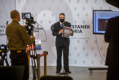 50. rocznica Grudnia ‘70. Konferencja prasowa poświęcona inicjatywom IPN – 2 grudnia 2020. Fot. Sławek Kasper (IPN)