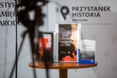 50. rocznica Grudnia ‘70. Konferencja prasowa poświęcona inicjatywom IPN – 2 grudnia 2020. Fot. Sławek Kasper (IPN)