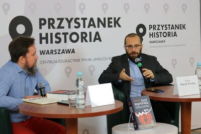 Dyskusja online „Pokazowe procesy polityczne w powojennej Polsce. Długie trwanie bezprawia” – 2 grudnia 2020. Fot. Aleksandra Wierzchowska (IPN)