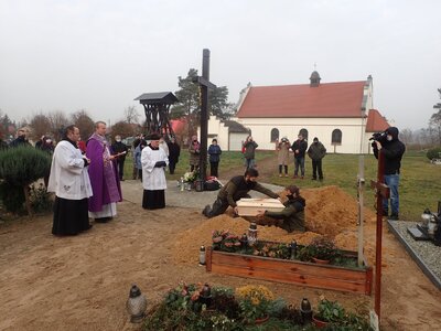 Ekshumacja Antoniego Palucha – Silna, 2 grudnia 2020