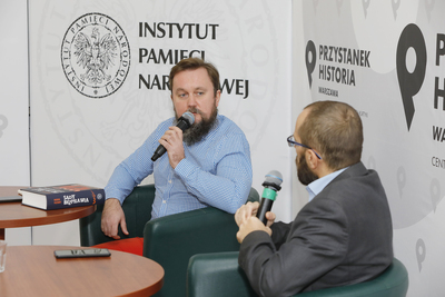 Dyskusja online „Pokazowe procesy polityczne w powojennej Polsce. Długie trwanie bezprawia” – 2 grudnia 2020. Fot. Piotr Życieński (IPN)