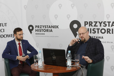 Dyskusja online „Nie tylko Gdynia – Czarny Czwartek w Szczecinie” z cyklu „Świat wobec Szczecina”. Fot. Piotr Życieński (IPN)