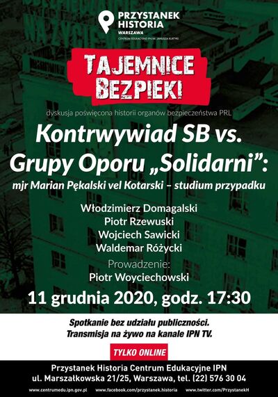 „Tajemnice bezpieki” – 11 grudnia 2020