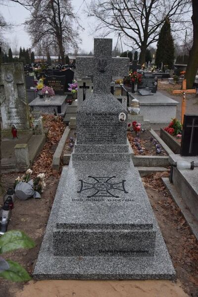 grób kpt. Stanisława Wiznera po remoncie