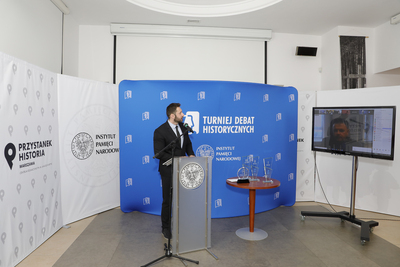 Finał Turnieju Debat Historycznych IPN 2020 – 7–9 grudnia 2020. Fot. Piotr Życieński (IPN)