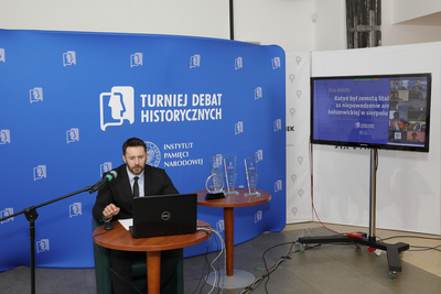 Finał Turnieju Debat Historycznych IPN 2020 – 7–9 grudnia 2020. Fot. Piotr Życieński (IPN)
