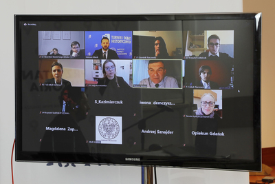 Finał Turnieju Debat Historycznych IPN 2020 – 7–9 grudnia 2020. Fot. Piotr Życieński (IPN)