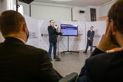 Inauguracja portalu „Encyklopedia Solidarności” – 10 grudnia 2020. Fot. Sławek Kasper (IPN)