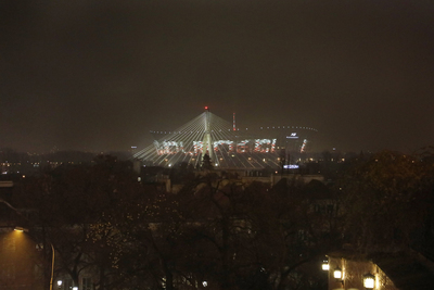 Akcja „Zapal Światło Wolności” w Warszawie, Stadion PGE Narodowy – 13 grudnia 2020. Fot. Piotr Życieński (IPN)