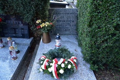 Grób Romana Kużaka w Polanicy-Zdroju