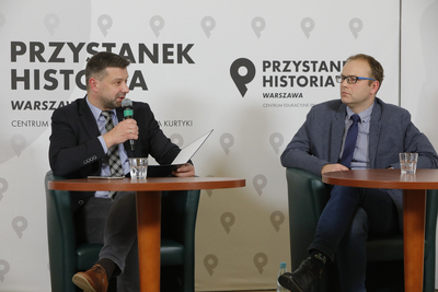 Dyskusja „Grudzień 1970: między buntem ekonomicznym a niepodległościową rewoltą” – 18 grudnia 2020. Fot. Piotr Życieński (IPN)