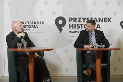 Dyskusja „Grudzień 1970: między buntem ekonomicznym a niepodległościową rewoltą” – 18 grudnia 2020. Fot. Piotr Życieński (IPN)