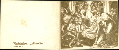 Awers kartki świątecznej, Nowa Huta 1983. Ze zbiorów AIPN Kraków