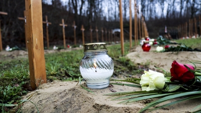 Trzecia ceremonia pogrzebowa ofiar niemieckich zbrodni – Pomiechówek, 17 grudnia 2020 fot. MN/BUWiM